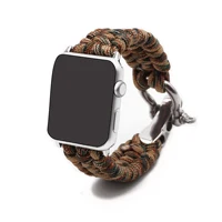 

JUELONG Nylon Scrunchie WatchBands For Apple Series 3 4 5 Smart Watch Wrist Bracelet 38mm 40mm 42mm 44mm