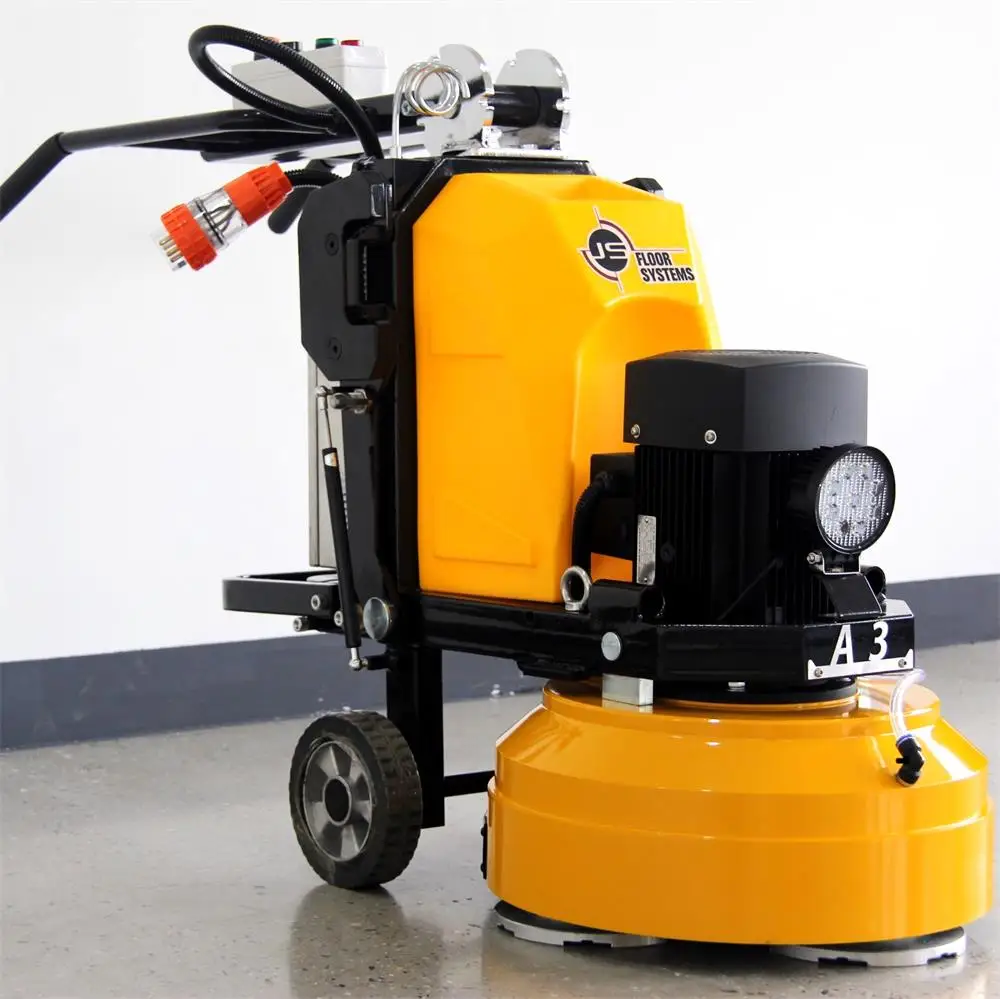 A3 Concrete Floor Grinder 3 Disc Polishing Wood Flooring Sanding