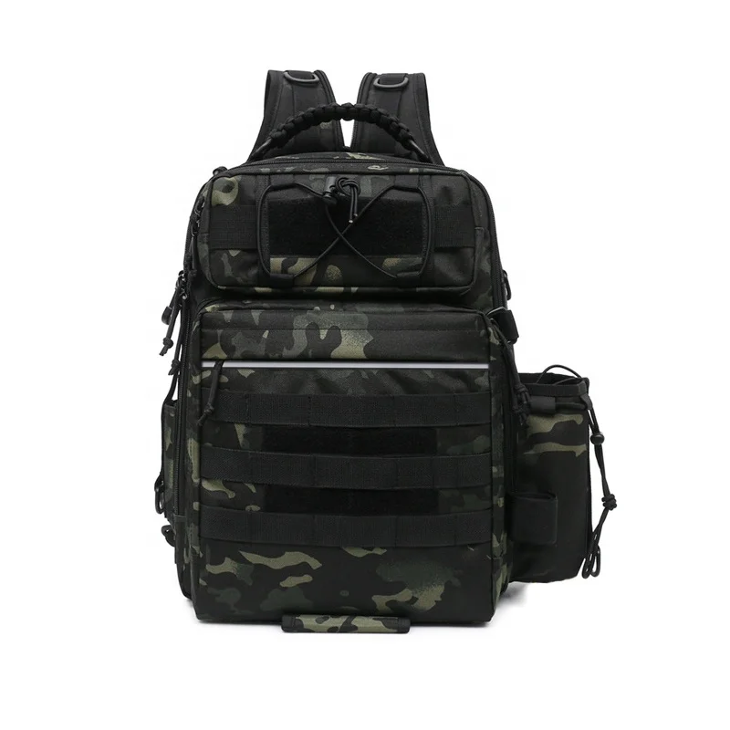 

Wholesale Tactical Laptop Backpack Outdoor Fishing Tackle Crossbody Sling Bag Hiking Running Rucksack Molle Military Backpack, Customized color