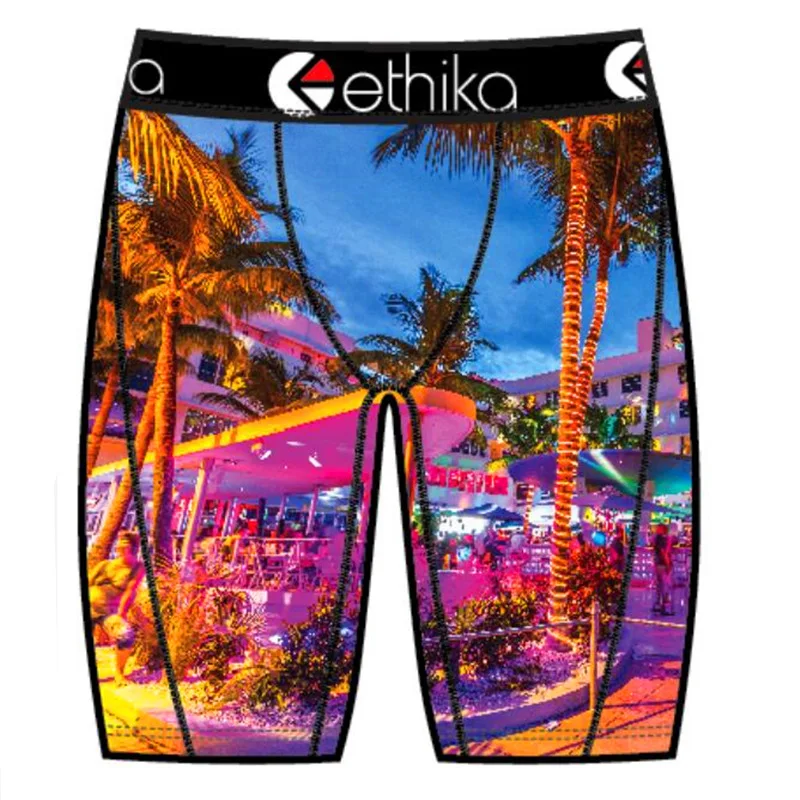 

Men boxer brief underwear 3D Sublimation printed thong short wear trunks, Customized color