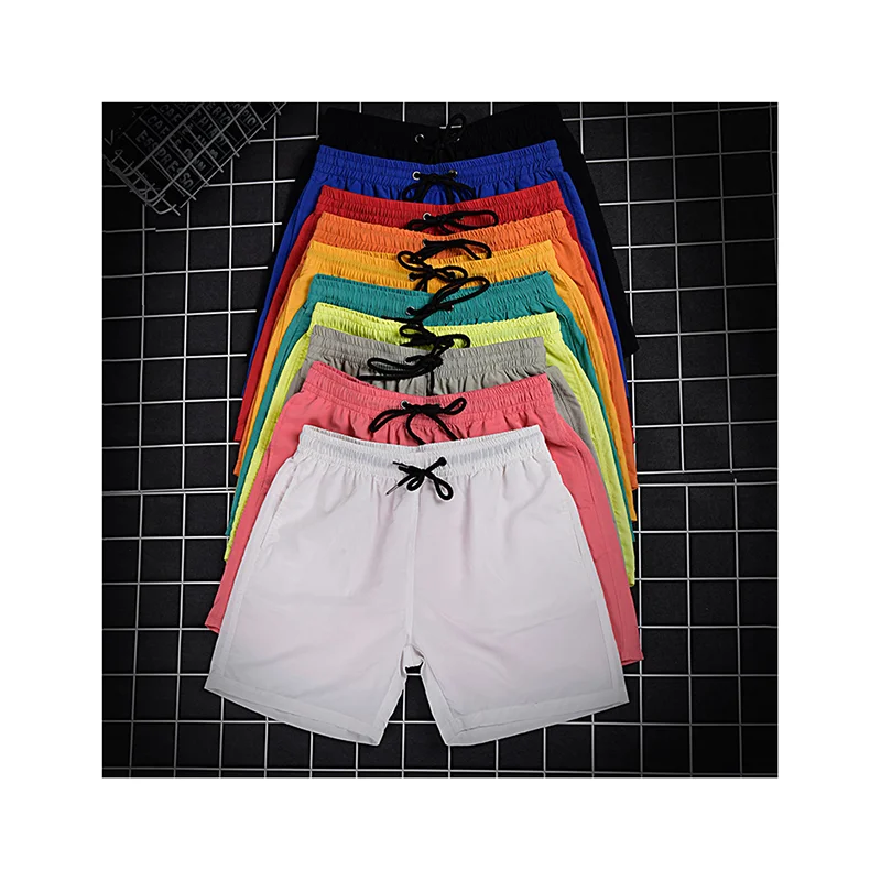 

Drop shipping 2021 Summer Shorts Boys Five-point Pants Men's Pants Ten-color Beach Pants