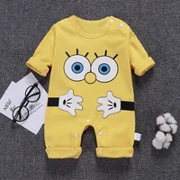 

2019 new baby rompers cotton autumn and winter baby clothes newborn jumpsuit