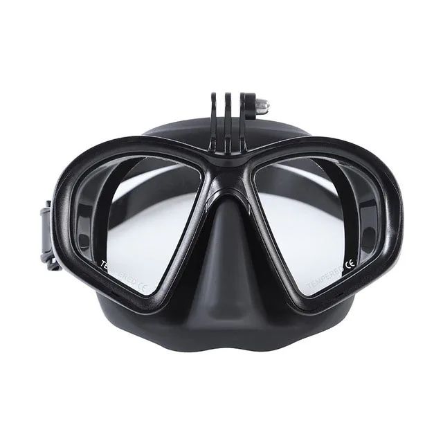 

wholesale high quality spearfishing mask with dive camera mount, Black,white,