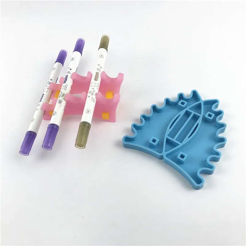 

5409 Makeup brush rack silicone mold, Random