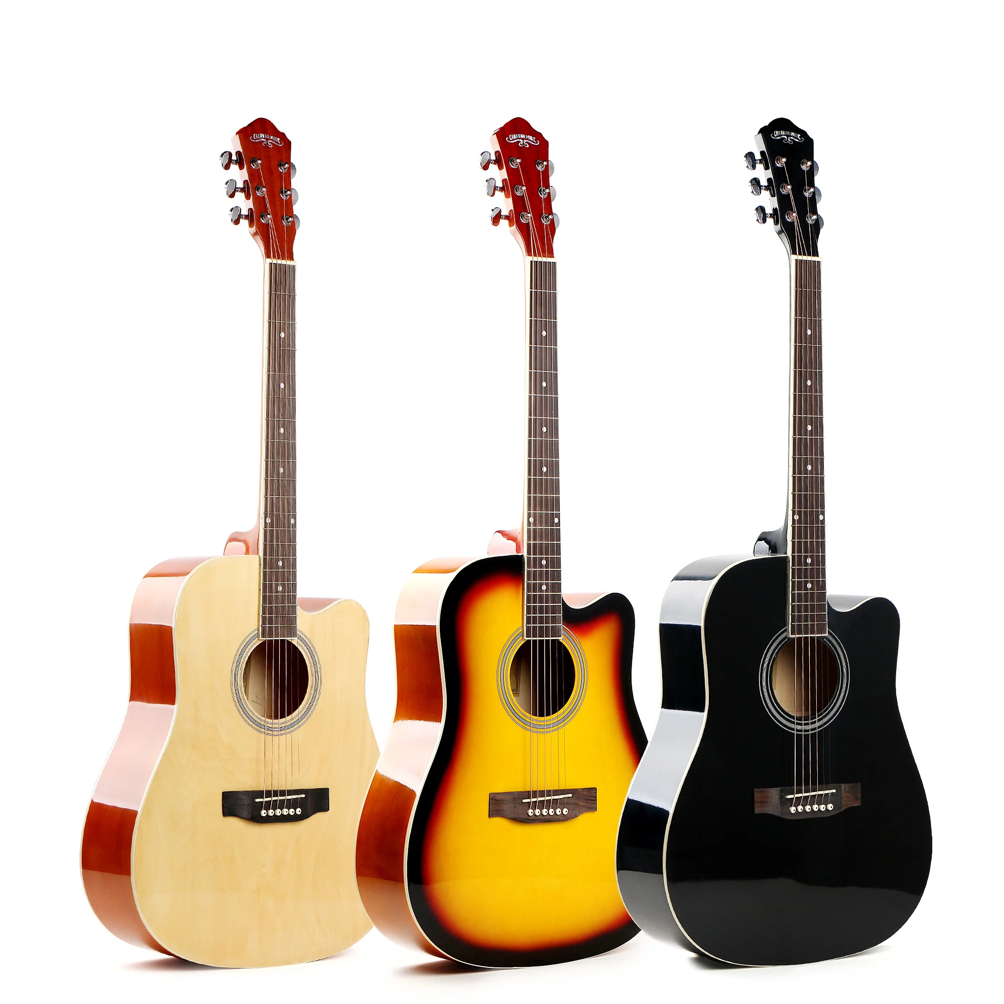 

Acoustic guitar caravan music guitar  cheap linden guitar