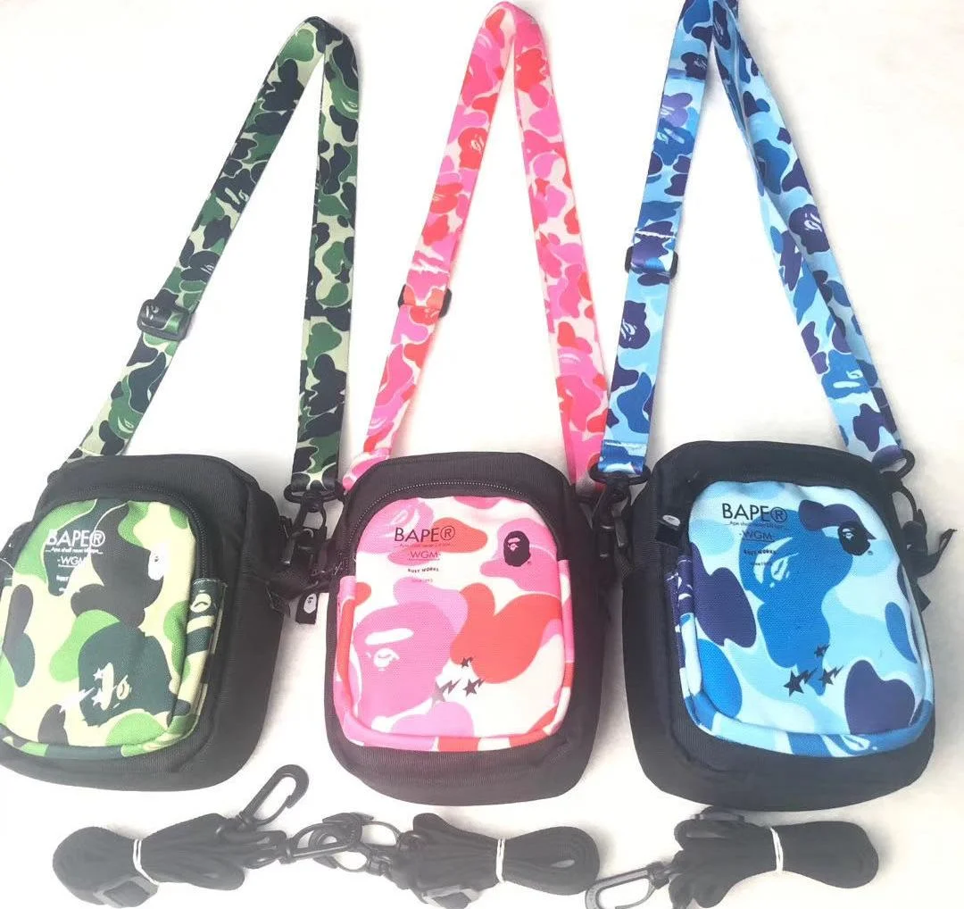 

2021 new Bape camouflage small shoulder bag for men women unisex