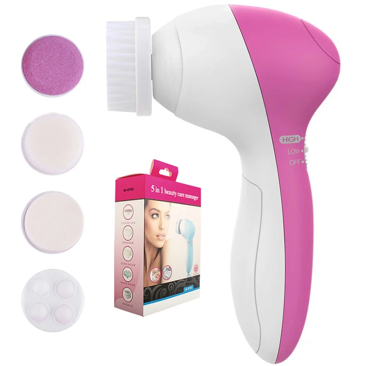 

New 5-in-1 Skincare Facial Massage Cleansing Brush Beauty Care Massager