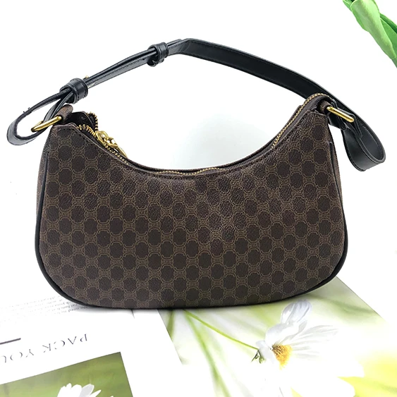 

AIZHU ODM LOGO Custom Top Selling High quality PU Leather Shoulder Bag Fashion Waterproof Handtasche Shoulder Bag Handbag 2021