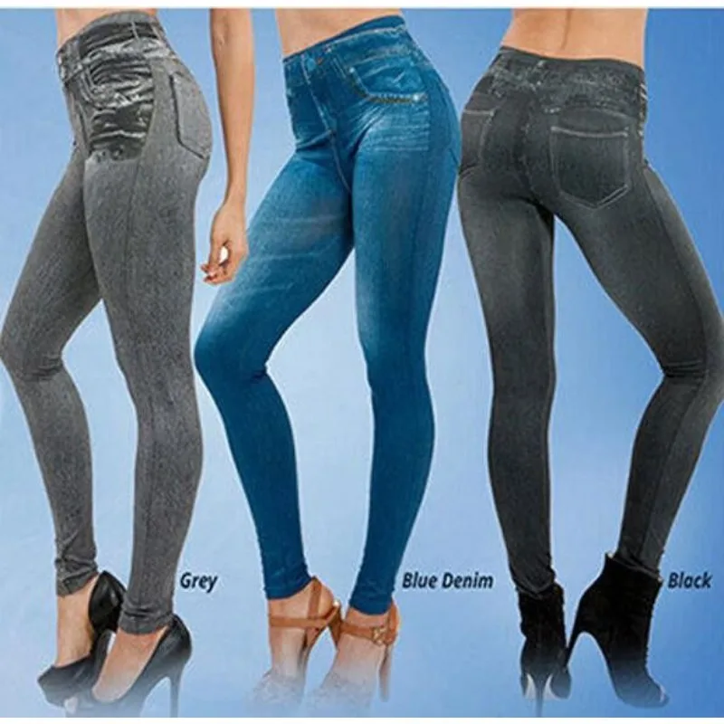 ladies black jeggings