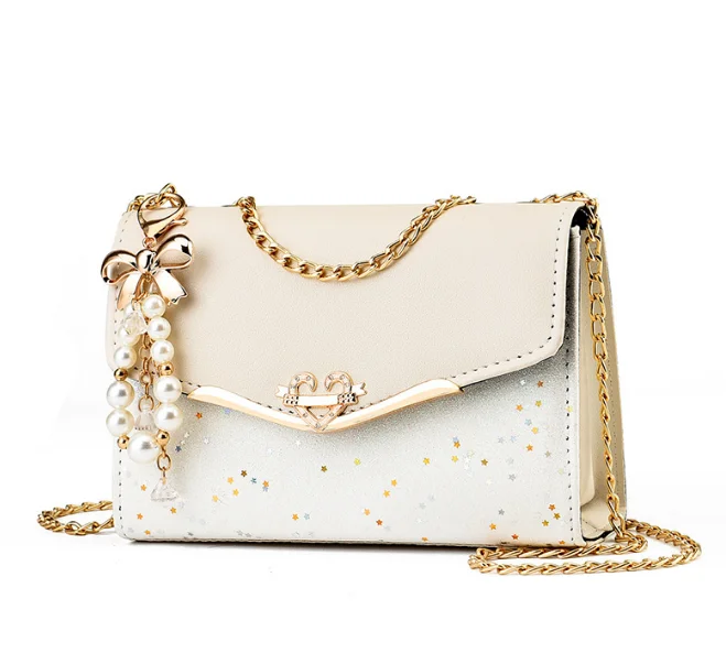 

Factory Direct Sales New Korean Version Ins Fashionable And Versatile High-End Shoulder Bag Sequined Trendy Chain Crossbody Bag