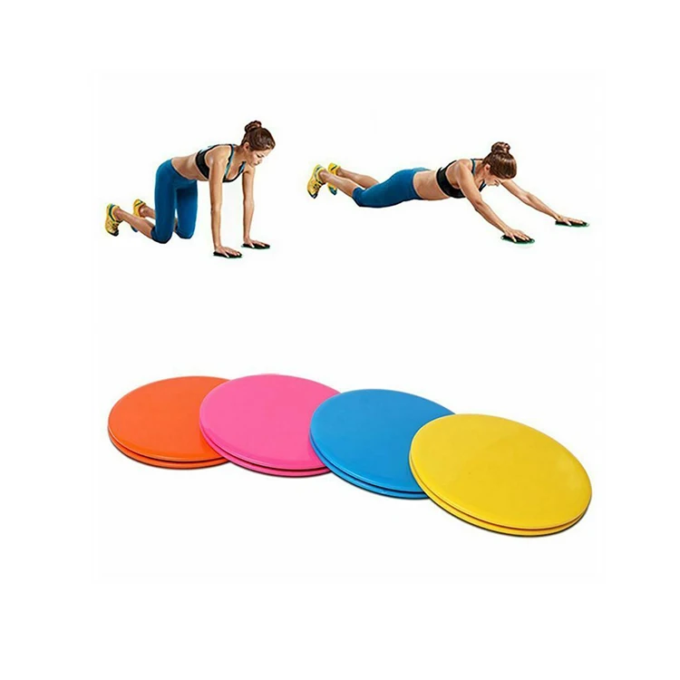 

Dual Sided for Carpet or Hard Floors Core Workout Exercise Sliders Gliding Discs, Multiple colour