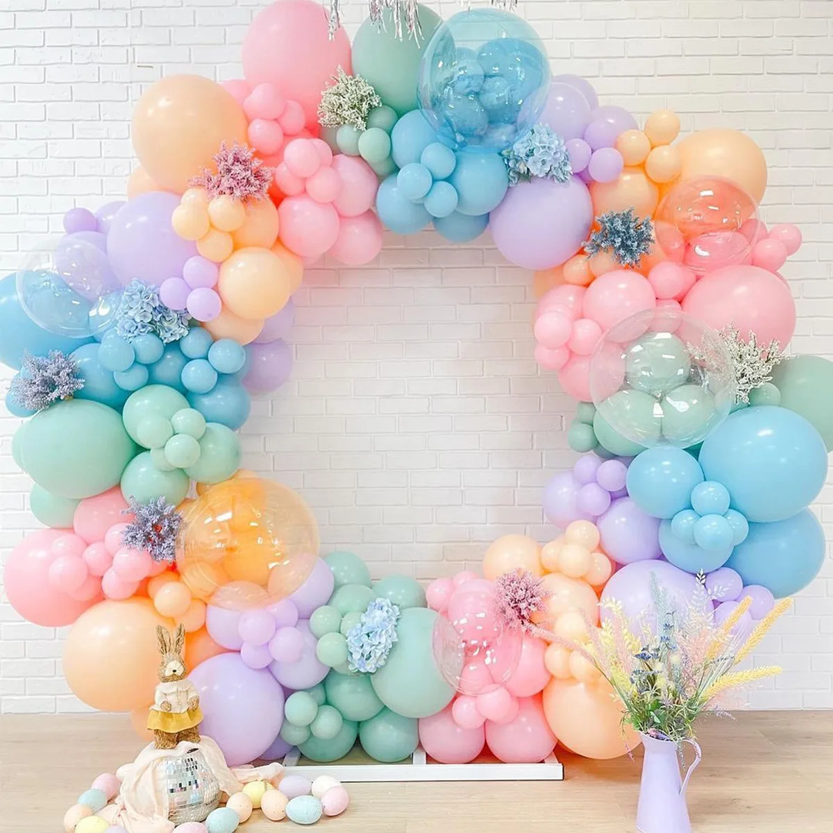 

DAMAI Wholesale Birthday Arch Balloon Chain Arche Balloon Frozen Chain Set Colorful Macaron Themed Blloon Chain