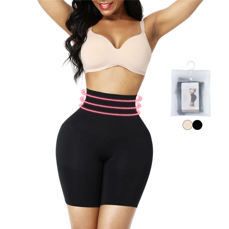 

Seamless Plus Size Tummy Control Shorts wholesale butt lifter panty women body shaper, As shown