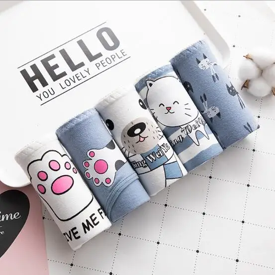 
cat wholesale adult women cute knickers panties underwear 