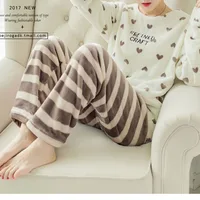 

new hot style thick turkey ladies homewear pajamas sets sleepwear woman made in China