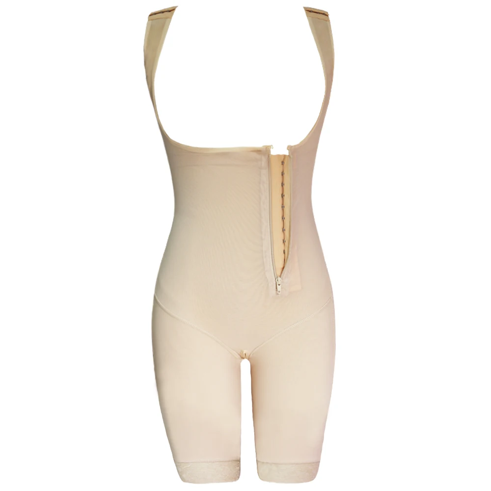 

Ljvogues Women Bodysuit Waist Trainer Women Butt Lifter Bodyshaper With Waist Trainer Adjustable Zipper Butt Lifter Slim Trainer, 2 colors