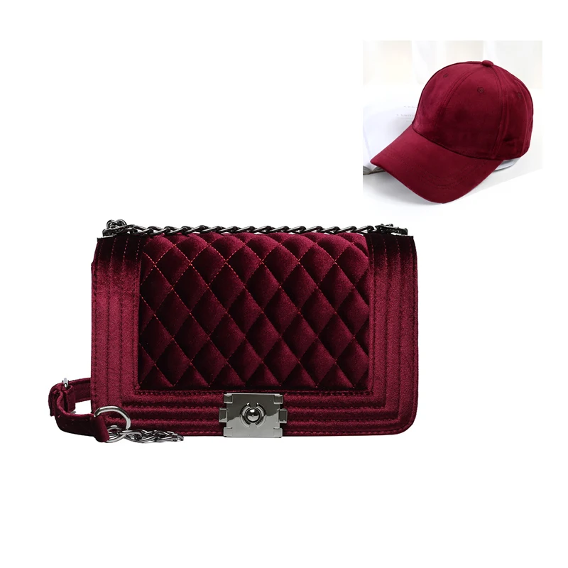 

2021 latest trend candy color jelly chain handbags hat combination girl shoulder crossbody purse women hand bag set, 8colors
