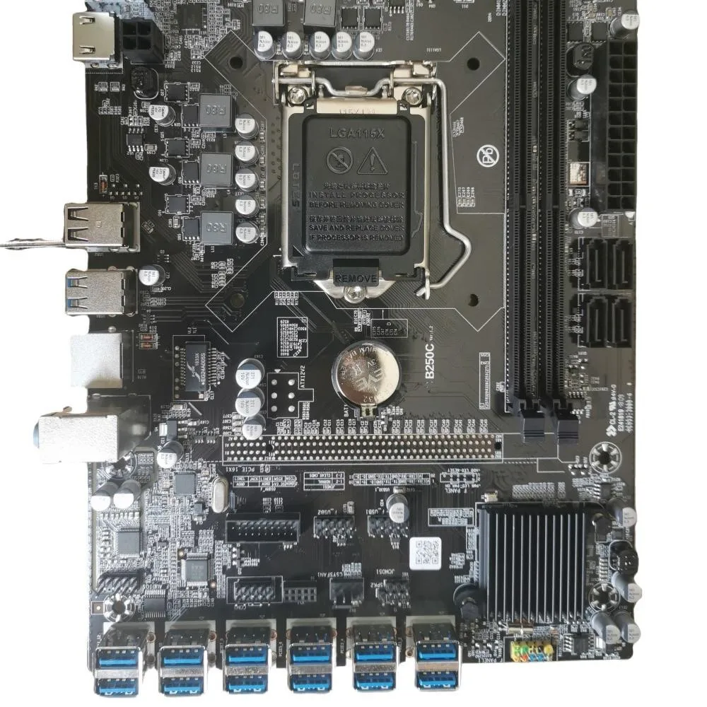 

In Stock LGA1151 B250 expert dual channel DDR4 12 USB B250C motherboard