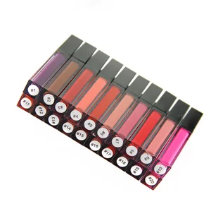 Private label fashion beauty cosmetics waterproof matte liquid lipstick custom makeup lip gloss 2