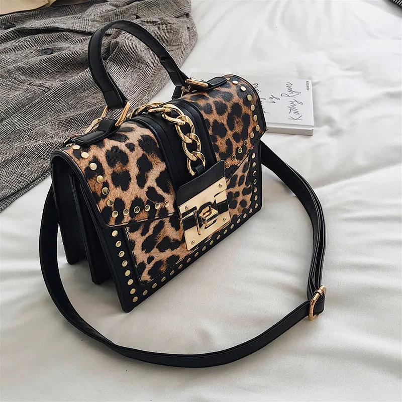 

2020 New fashion leopard luxury women purses and handbags miss unique high quality leather crossbody shoulder women hand bags