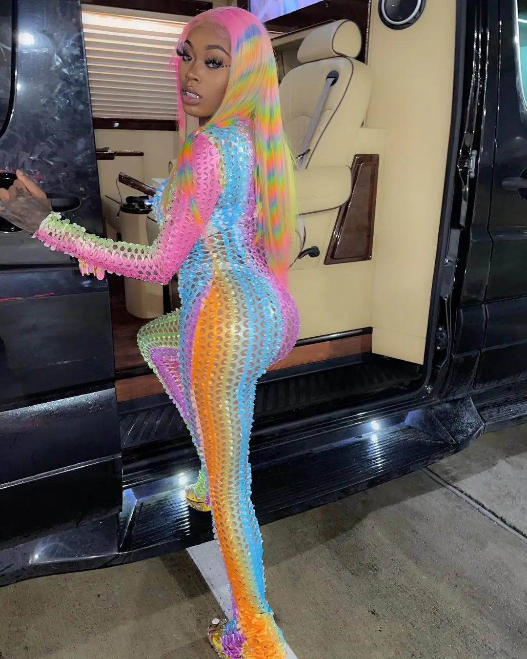 

2020 Women One Piece Sexy Skinny Jumpsuits Rompers Party Club Wear Bodycon Mesh See Through Jumpsuits Bodysuits