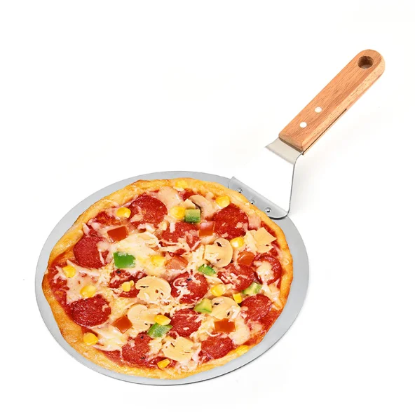 

high quality round wood handle pizza tool pizza plate pizza paddle, As pictures shown