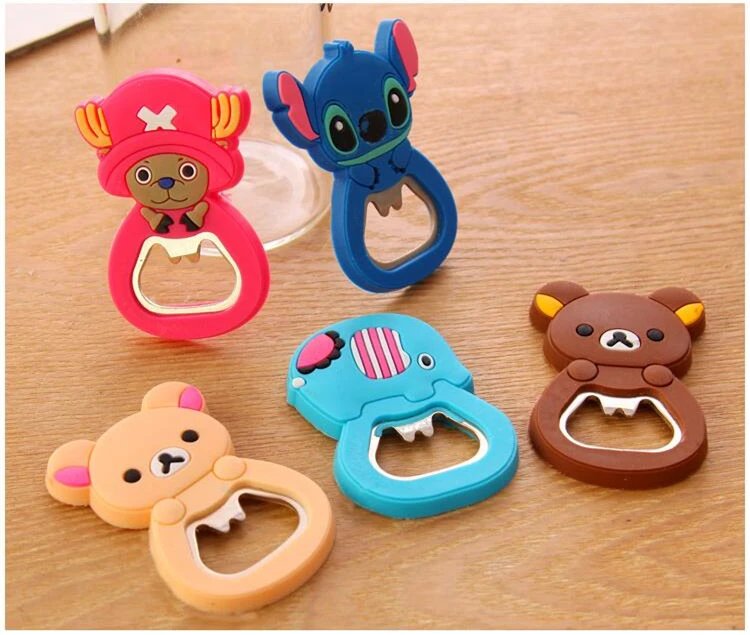 

Stainless steel Keychain Custom Silicone bottle opener