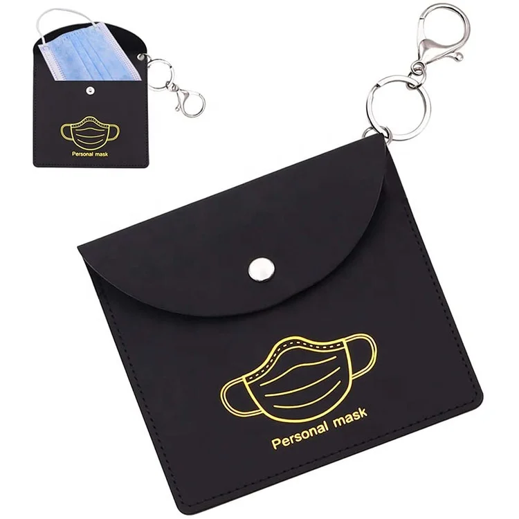 

Fashion Cosmetic PU Leather Cute Clear Small Face Gift Storage Masking Pouch Bag, Black, brown, pink, light pink