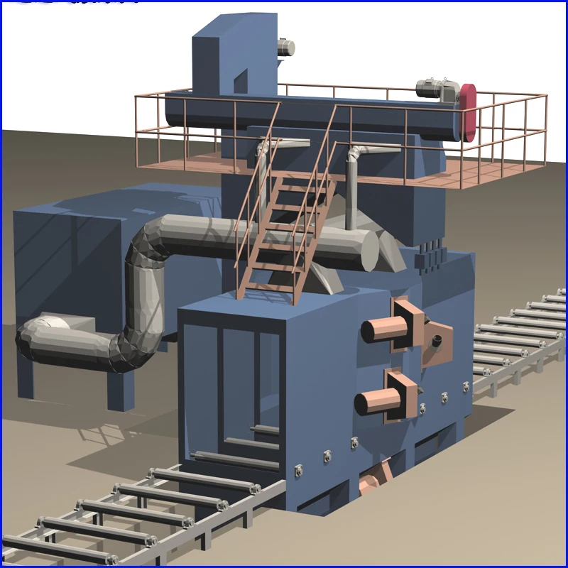 
building steel structure shot blast machine 