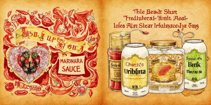 Marinara sauce ingredients including herbs and spices