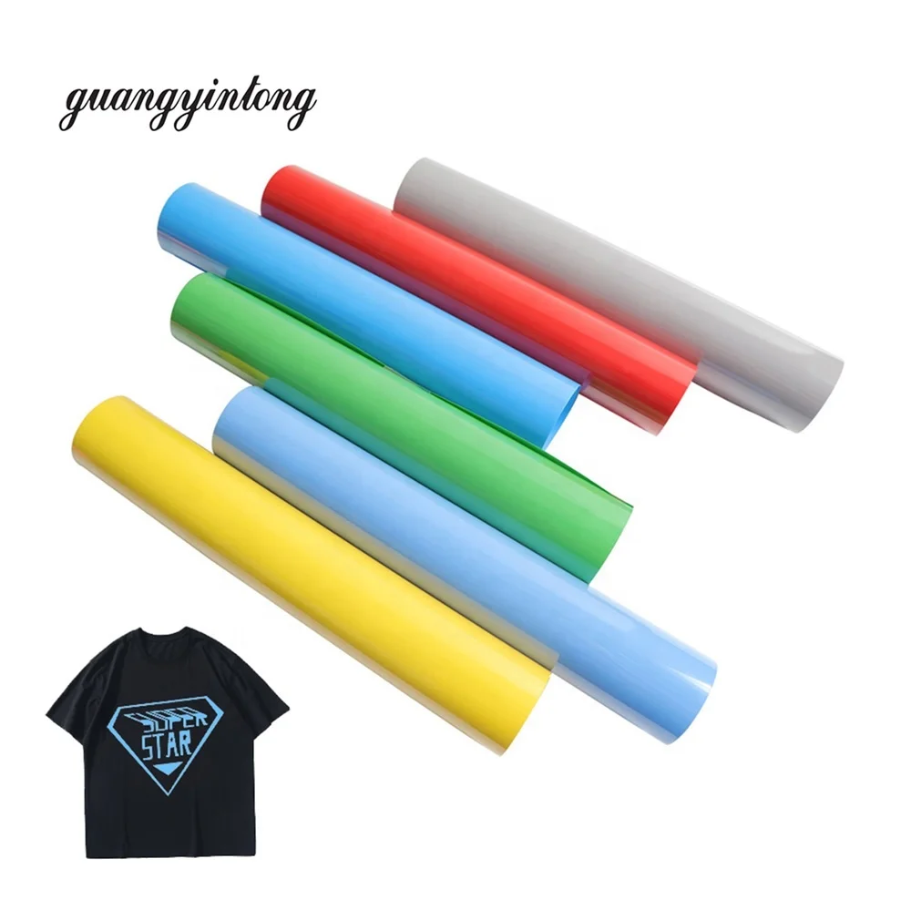 

guangyintong Cricut Iron On Polyester Vinyl Paper For Shirts Vinyl Transfer Paper T Shirt Vinyl For Cricut