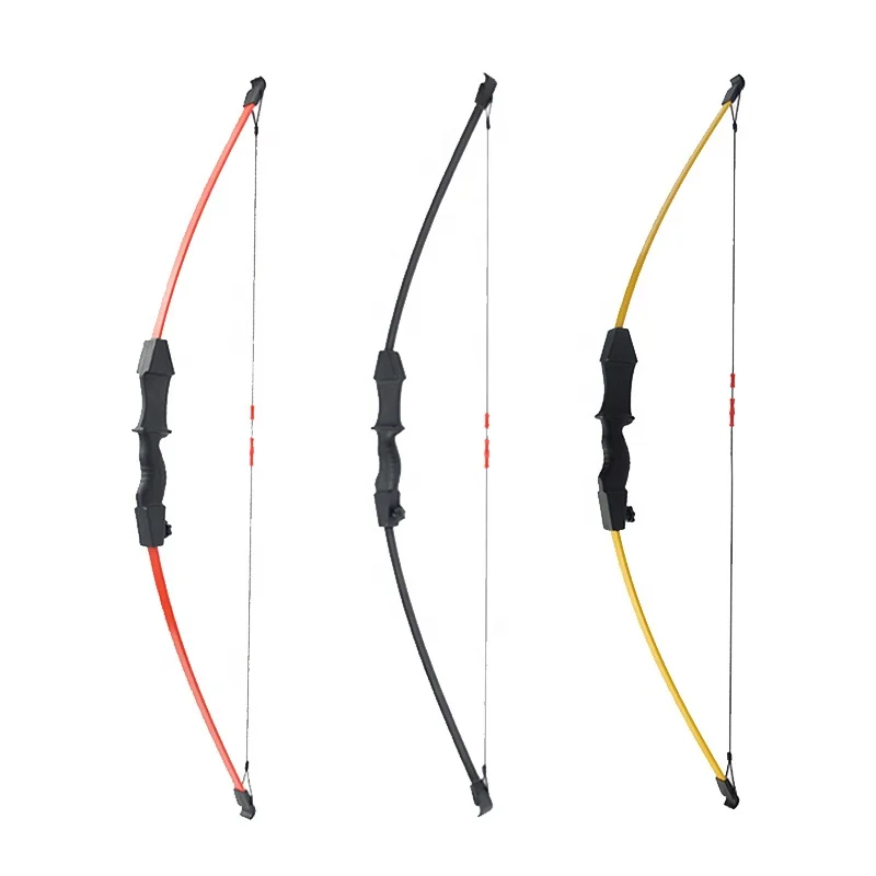 

Youth Recurve Junior Archery Training Kids Recurve Bow Archery Hunting Shooting Game, Black/red/yellow