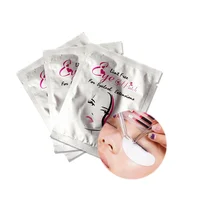 

HODAF Silk Gel Eye Patches Eyelash Extensions Lint Free Eye Pad mink silk eyelash extens