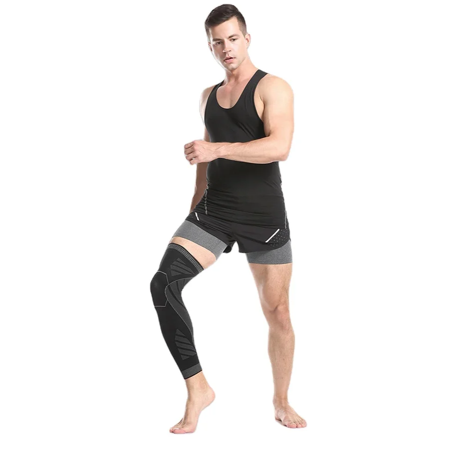 

Warm Elastic Soft Knitting Knee Wraps Unisex Knee Sleeve Keeping Warm Leg Support, Color can be customized