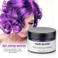 

MOFAJANG 9 Colors Hair Styling Pomade Material Temporary Disposable Mud Hair Color Wax