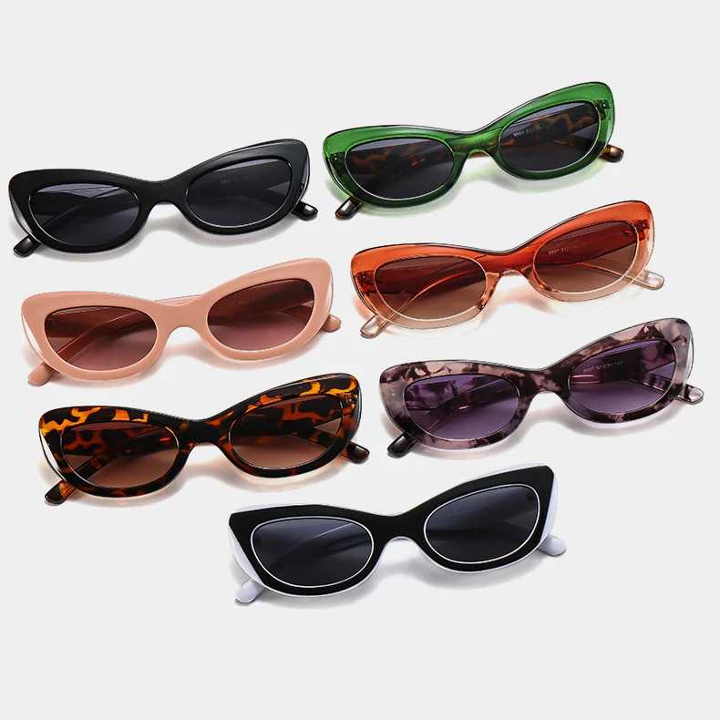 

32055 Fashion Retro Oculos De Sol Gafas De Sol Cateye Sun Glasses Wholesale Custom Logo Cat Eye Sunglasses women