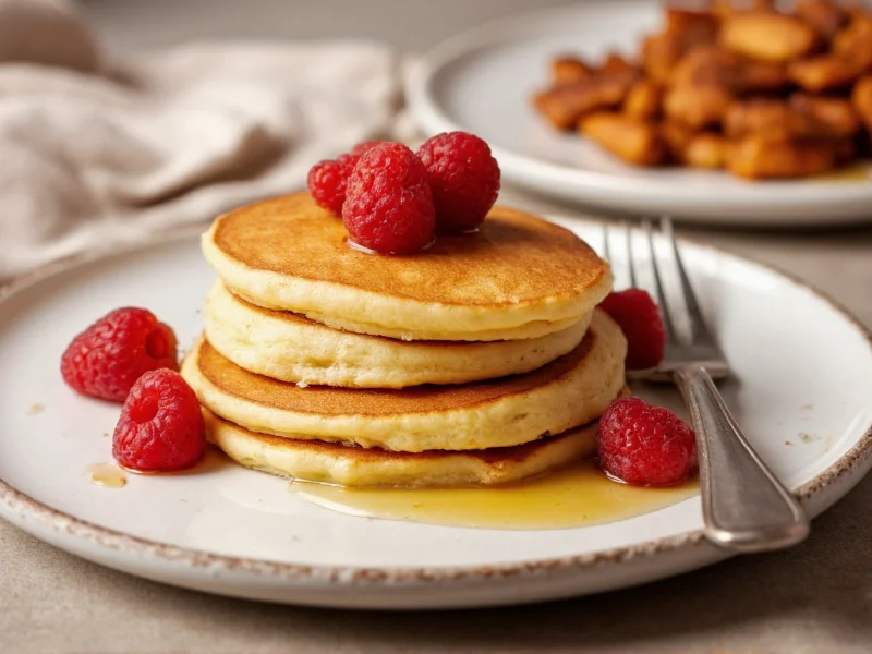fluffy homemade pancakes