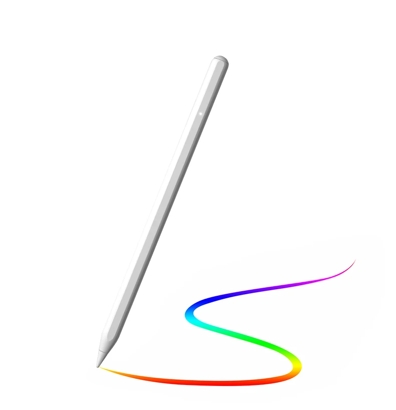 

New Arrival Capacitive Touch Pencil S Pen Palm Rejection Active Tablet Stylus Pen For Apple Ipad, White