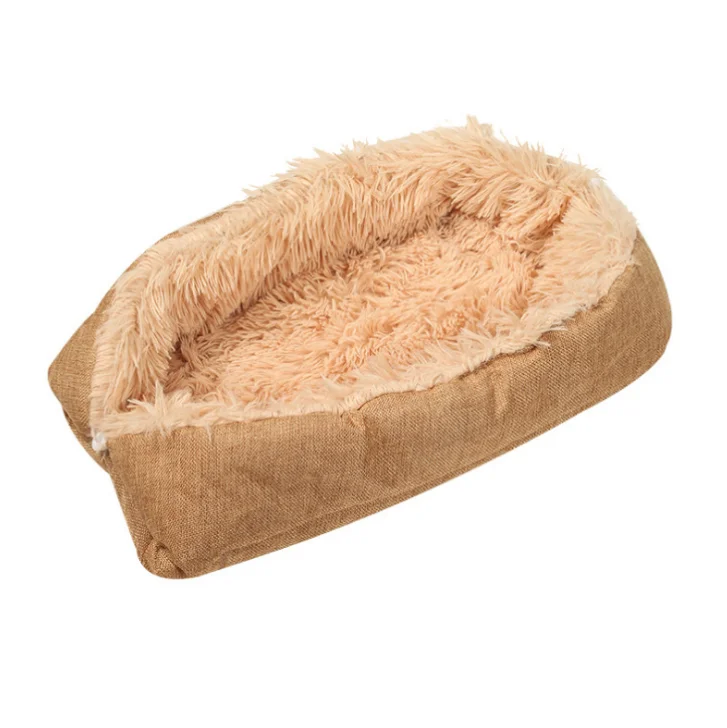 

New Product Plush Dog Mat, Winter Warmth Square Kennel Pet Bed/