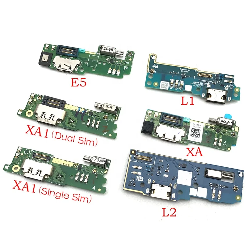 

USB Charging Port Dock Connector Board Flex Cable Repair Parts For Sony Xperia E5/L1/L2/M5/XA/XA1/XA2 Ultra Phone Accessories