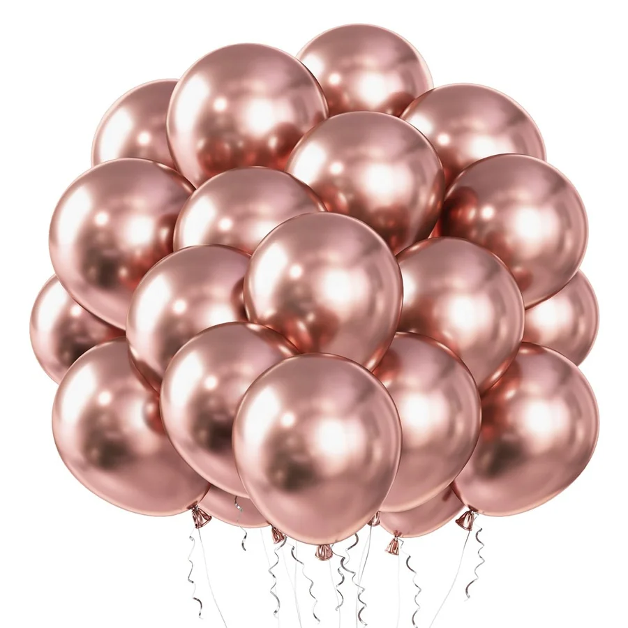 

65pcs Rose Gold Latex Balloons party decorations set