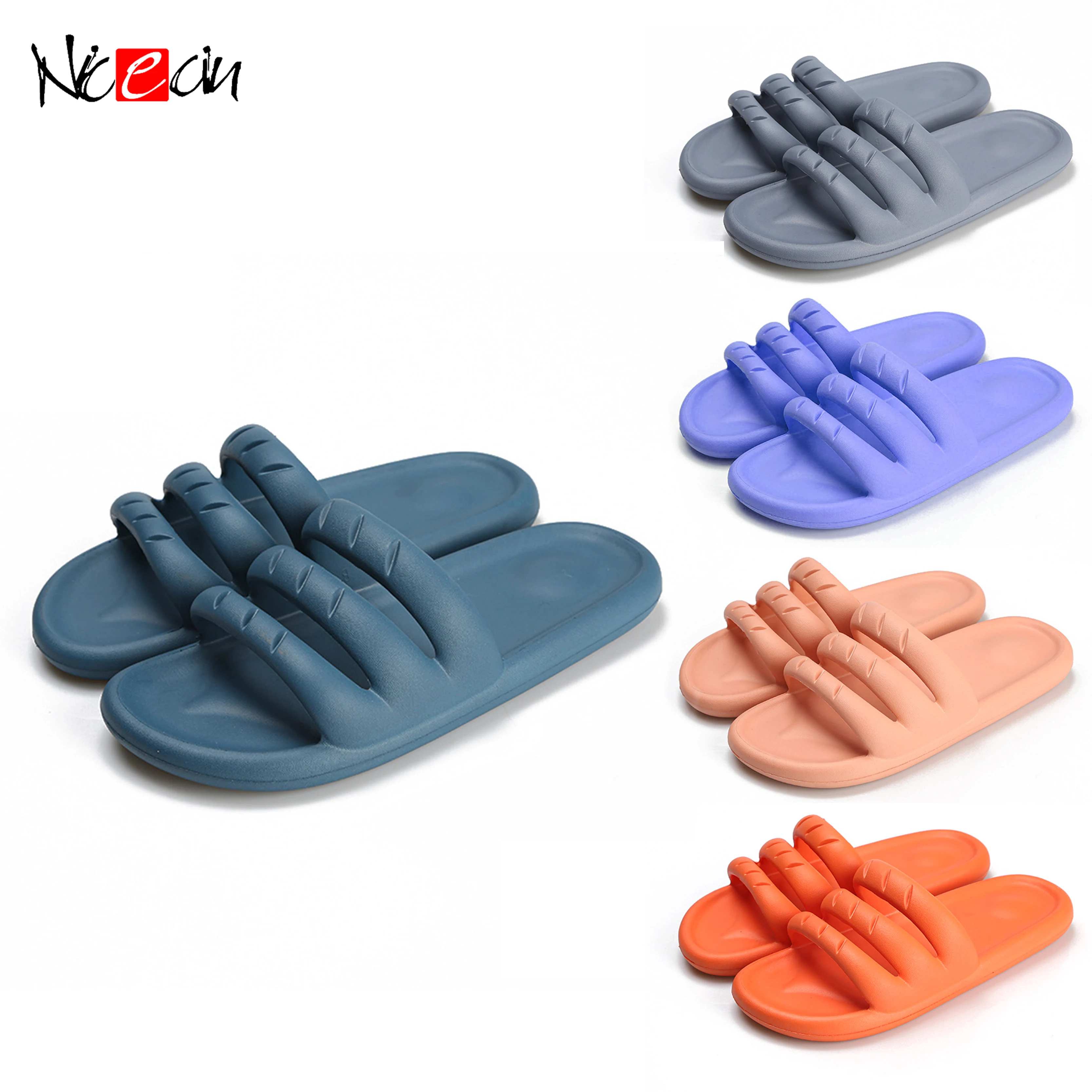 

summer hot sale indoor slipper for unisex bathroom non-slip quickly-dry slide for women soft bottom wear house sandals