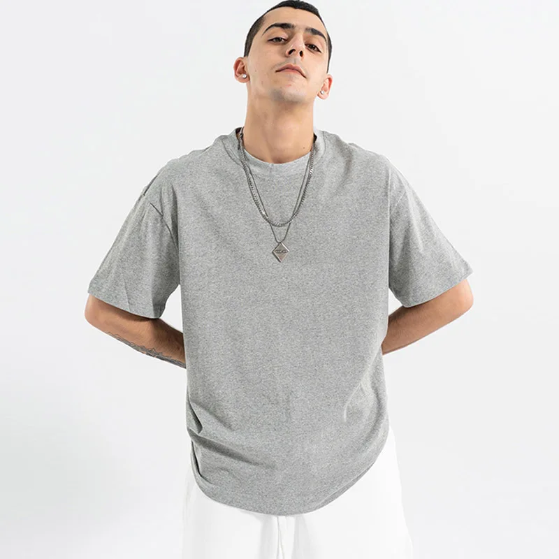 

Custom Logo Sportswear Solid Color Pure Cotton T-shirts Multi-color Breathable Comfortable Mens Short Sleeve T-shirt