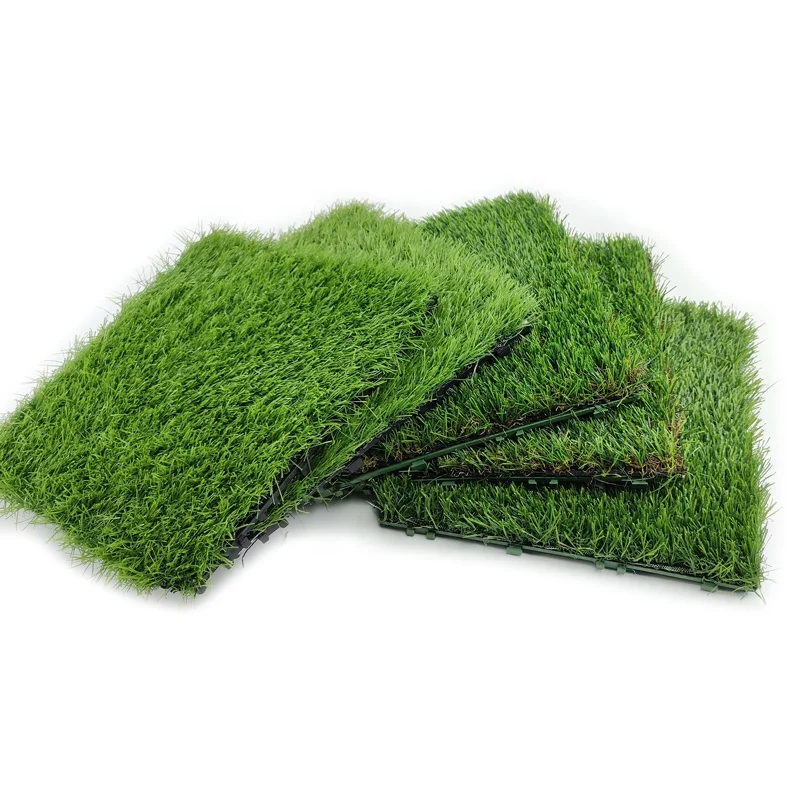 

Grass Tiles Interlocking Extra Large Mat Soft Artificial Carpet Grass Turf Multipurpose Grass Flooringfor Deck Patio