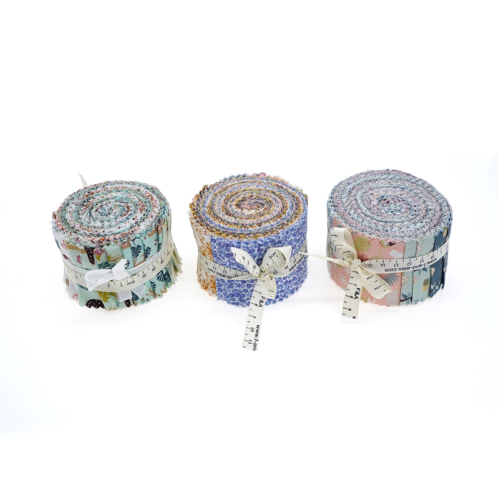 Wholesale Amz Top 5 Sale Small Mqo Printed Cotton Quilt Fabric Jelly