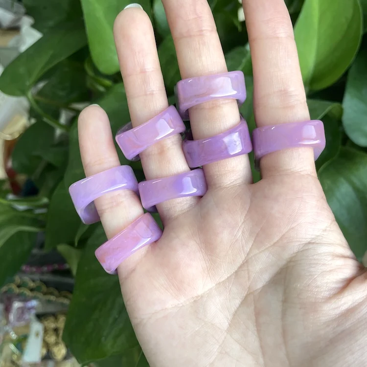 

Jialin Jewelry natural stone rings custom ring wood resin jewerly rings for men new style women charms jewelry, Picture shows