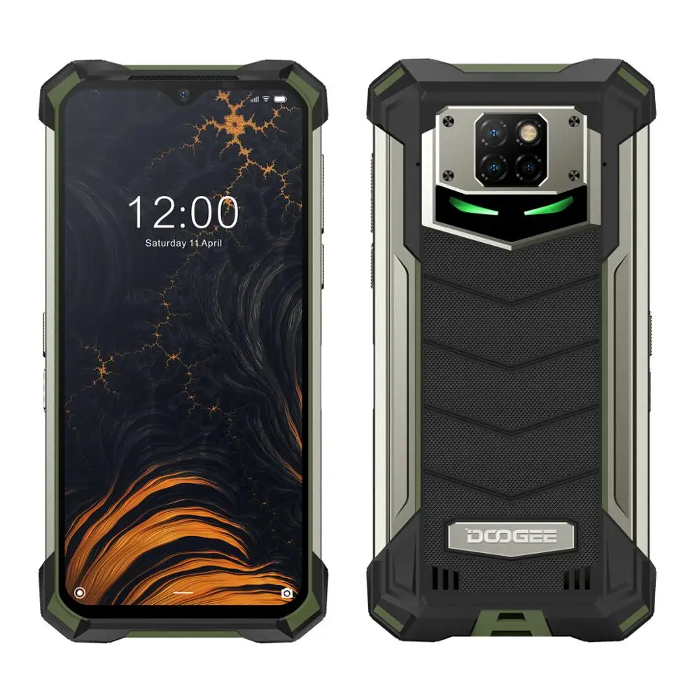 

DOOGEE S88 Pro IP68/IP69K Rugged Phone with 10000mAh Octa Core 6GB/128GB Android 10 4g lte Mobile Phone SmartPhone