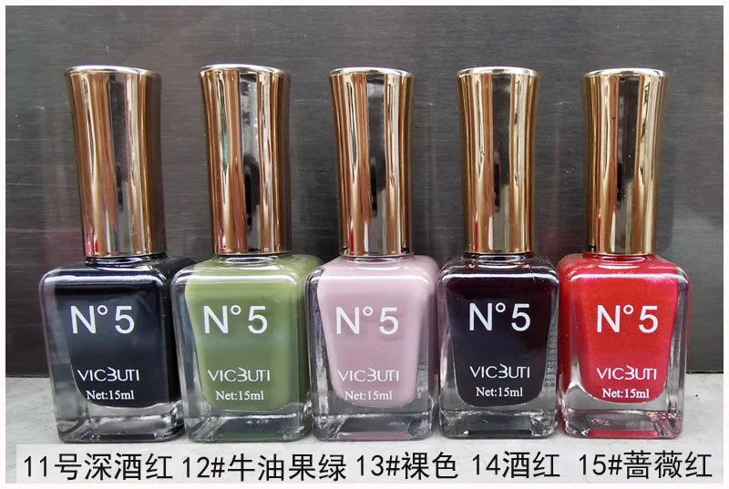 15ml Vegan and Cruelty-Free Organic Natural Non-Toxic Nail Polish“” width=