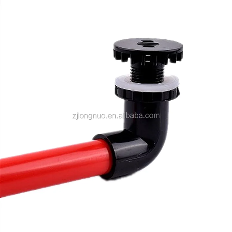 Black Pvc Pipe Aquarium Butt Fish Tank Drain Joints Home Diy Tube Water