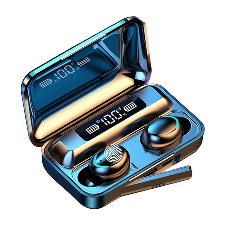 

New exercise earphone headphone wireless f9-5c earphone wireless charge